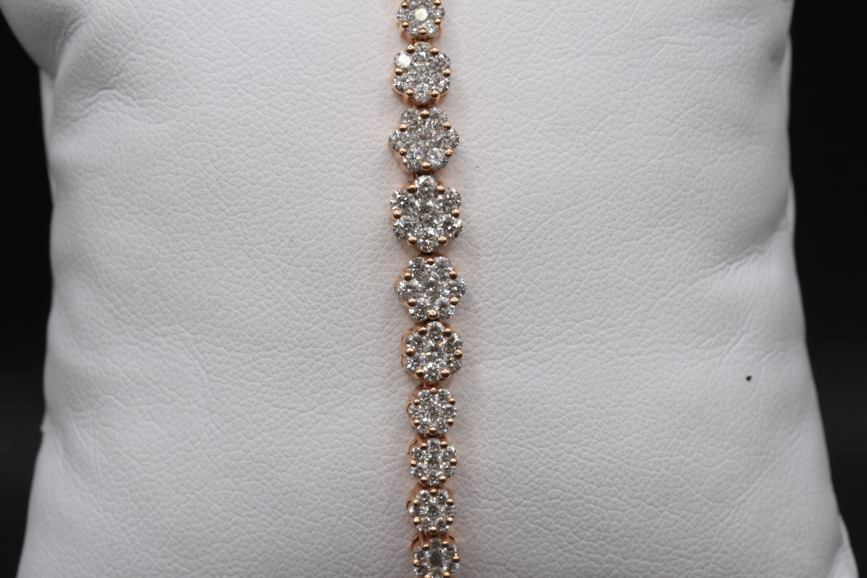 BRACCIALE TENNIS ORO ROSA 